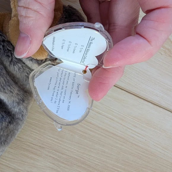 "Sheriff and Sarge" German shepherd ty beanie baby dog bundle - Picture 5 of 8